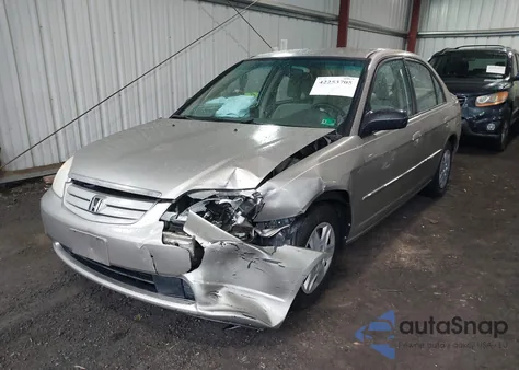 2003 Honda Civic Lx from USA, damaged, VIN 2HGES16543H573462